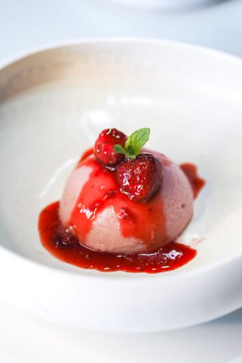 pannacotta fragole