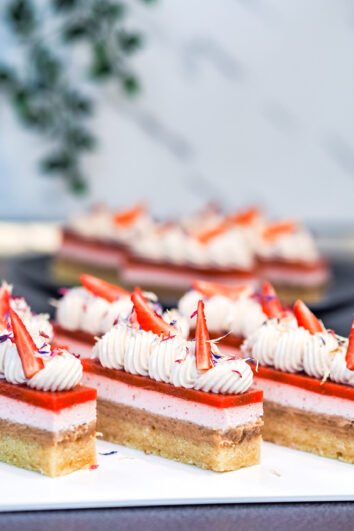 entremet nocciola fragola